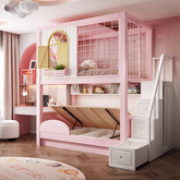 Nukhome Square Garden Full Height Bunk Bed (Customizable)